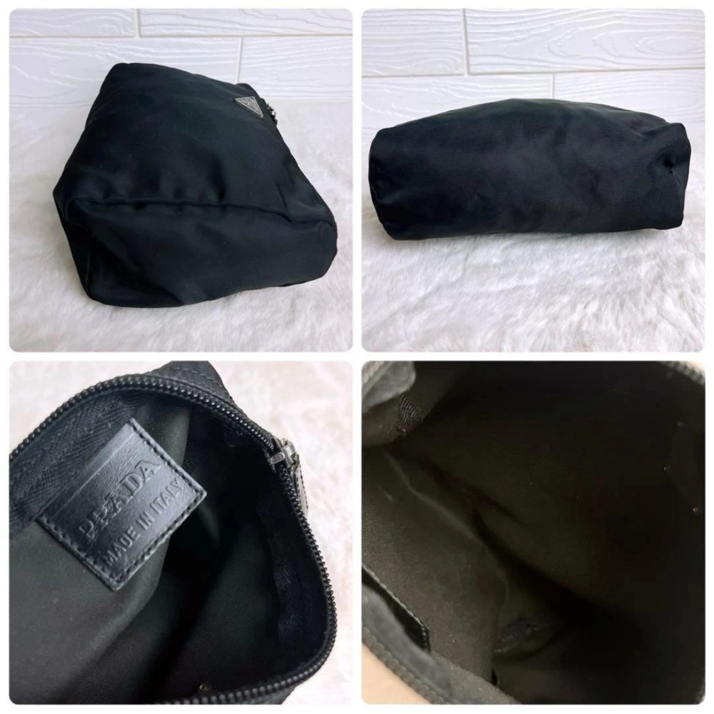 Prada Classic Black Nylon Pouch - Picture 2 of 8